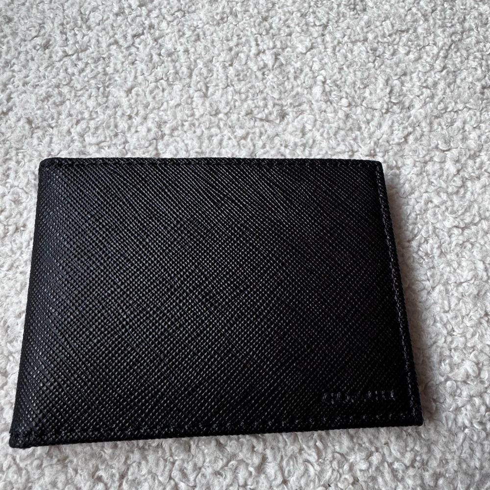 Black Leather Wallet/ card holder